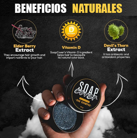 BLACK SOAP – ANTI-GREY HAIR SOAP