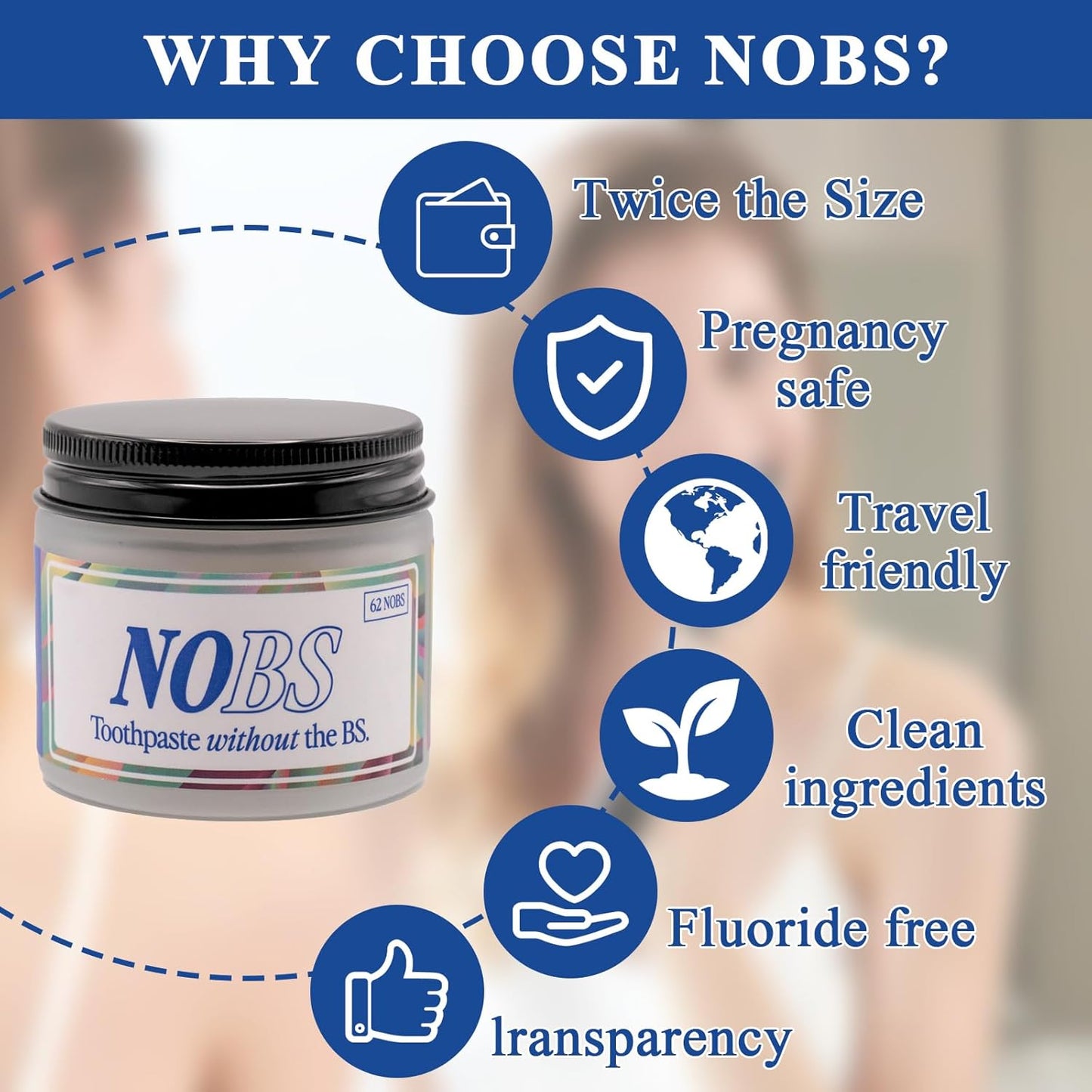Biöm® NoBS | Enamel-Rebuilding Toothpaste Tablets