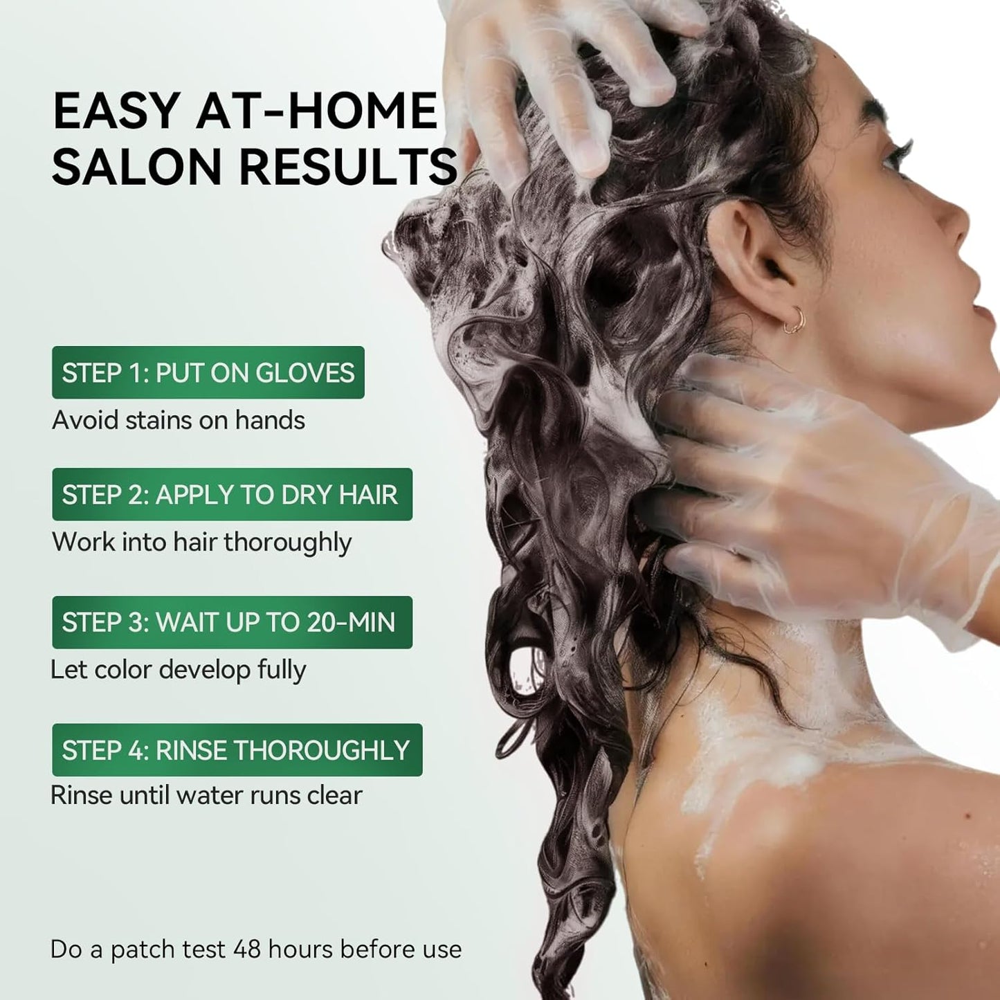 Limer 3-in-1 Instant Coffee Hair Dye Shampoo – 10-Minute Grey Coverage