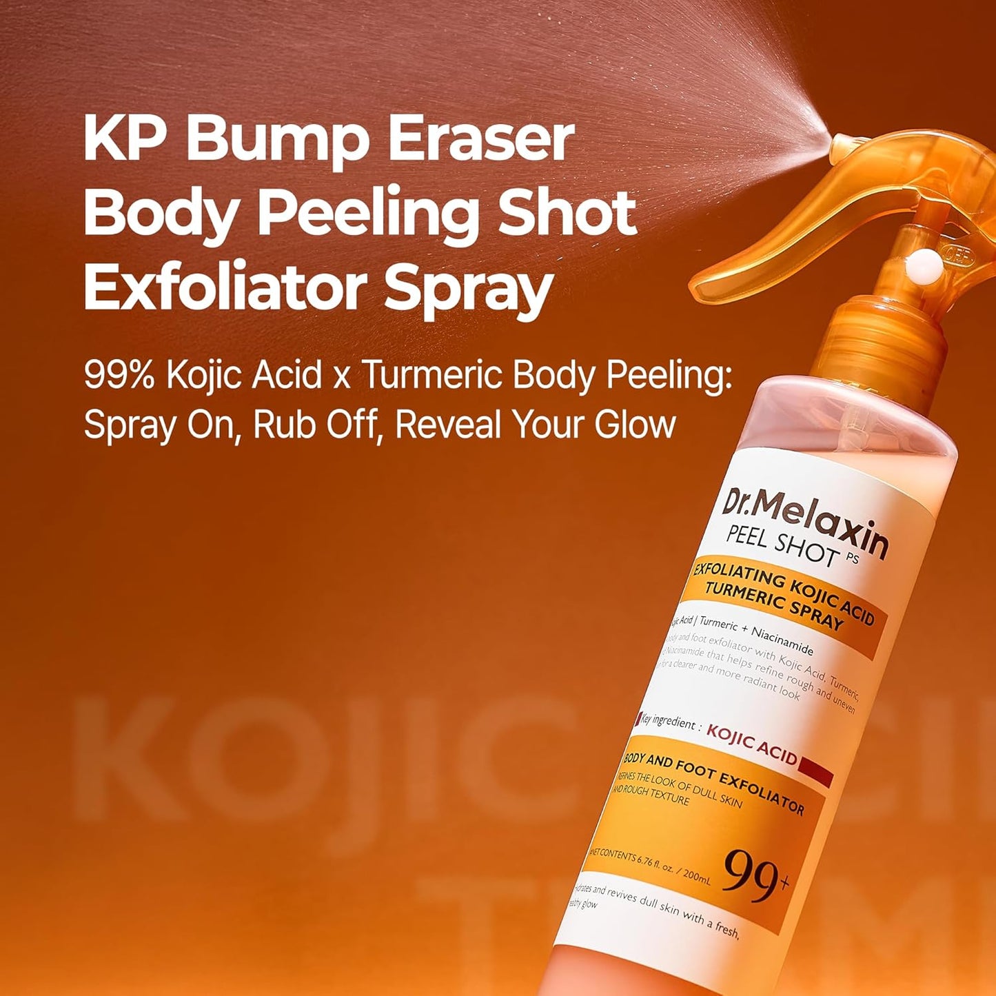 Dr.Melaxin Peel Shot | 60-Second Kojic Acid & Turmeric Brightening Serum
