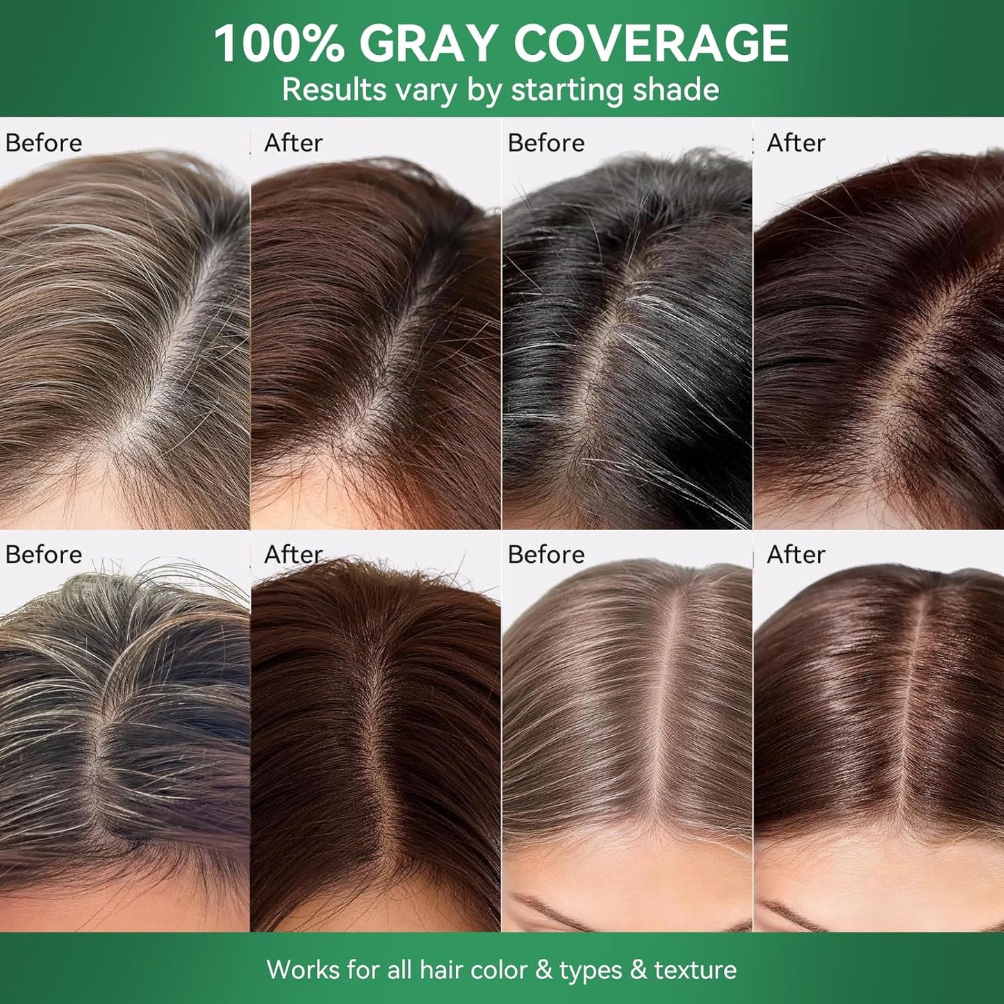 Limer 3-in-1 Instant Coffee Hair Dye Shampoo – 10-Minute Grey Coverage